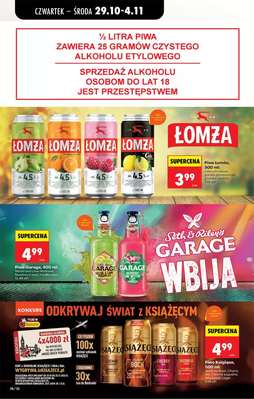Gazetka promocyjna Biedronka - Od Czwartku - ważna 29.10 do 04.11.2026 - strona 83 - produkty: Fa, Gra, Gry, Książęce, Mafia, Melon, Piwo, Szal