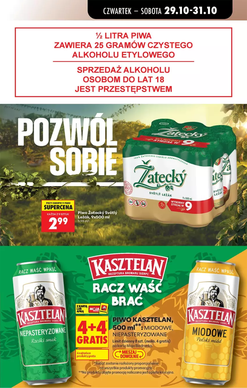 Gazetka promocyjna Biedronka - Od Czwartku - ważna 29.10 do 04.11.2026 - strona 84 - produkty: Gra, Kasztelan, Piwa, Piwo
