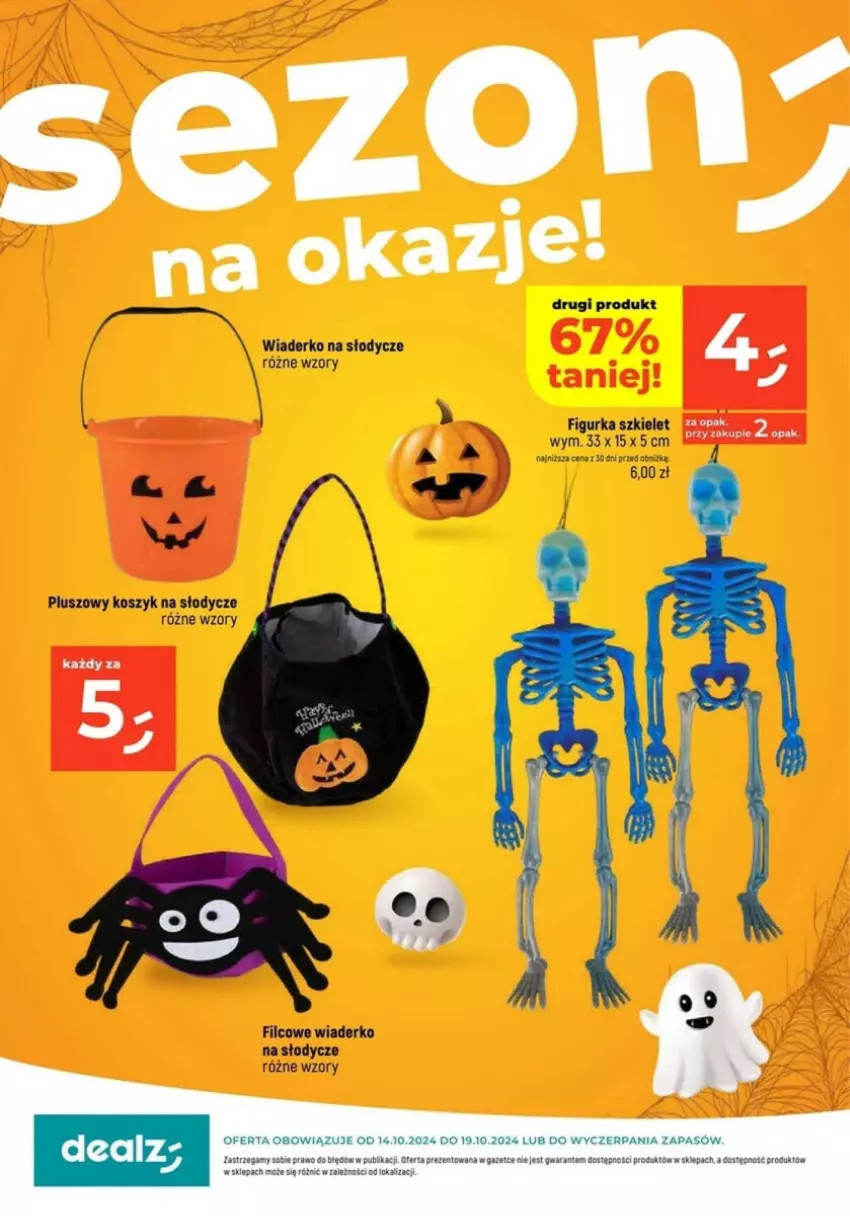 Gazetka promocyjna Dealz - ważna 14.10 do 19.10.2024 - strona 1 - produkty: Kosz