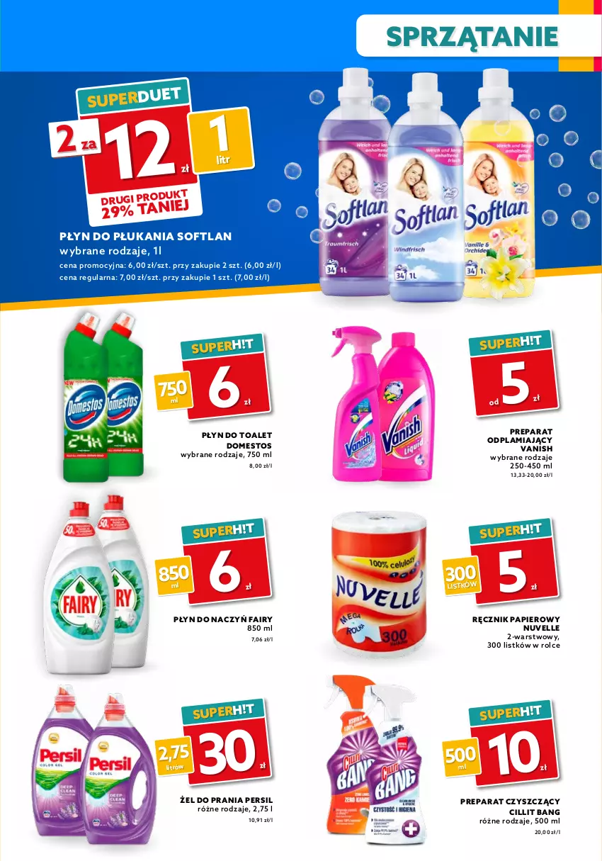 Gazetka promocyjna Dealz - Gazetka na otwarcie - Elbląg - ważna 27.08 do 10.09.2021 - strona 5 - produkty: Chusteczki, Cillit Bang, Colgate, Domestos, Dozownik, Fa, Fairy, Gillette, Huggies, Lakier, Lakier do włosów, LG, Nivea, Odżywka, Papier, Pasta do zębów, Persil, Pianka do golenia, Płyn do płukania, Ręcznik, Sprzątanie, Szampon, Taft, Vanish