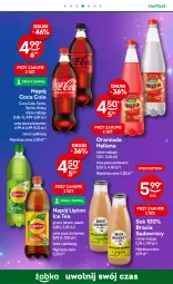 Gazetka promocyjna Żabka - Gazetka - ważna od 13.02 do 13.02.2024 - strona 21 - produkty: Sok, Ice tea, Napoje, Oranżada, Hellena, Lipton, Fanta, Sprite, Napój, Fa