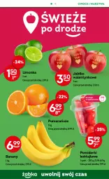 Gazetka promocyjna Żabka - Gazetka - ważna od 13.02 do 13.02.2024 - strona 42 - produkty: Banany, Warzywa, Pomidorki, Pomarańcze, Limonka, Owoce