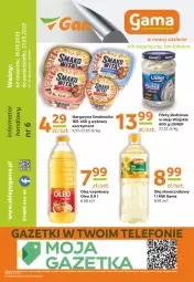 Gazetka promocyjna Gama - Gazetka Gama - Gazetka - ważna od 16.03 do 16.03.2024 - strona 12 - produkty: Piec, Ser, Smakowita, Telefon, Margaryna, Olej rzepakowy, Olej słonecznikowy, Oleo, Olej, Lisner