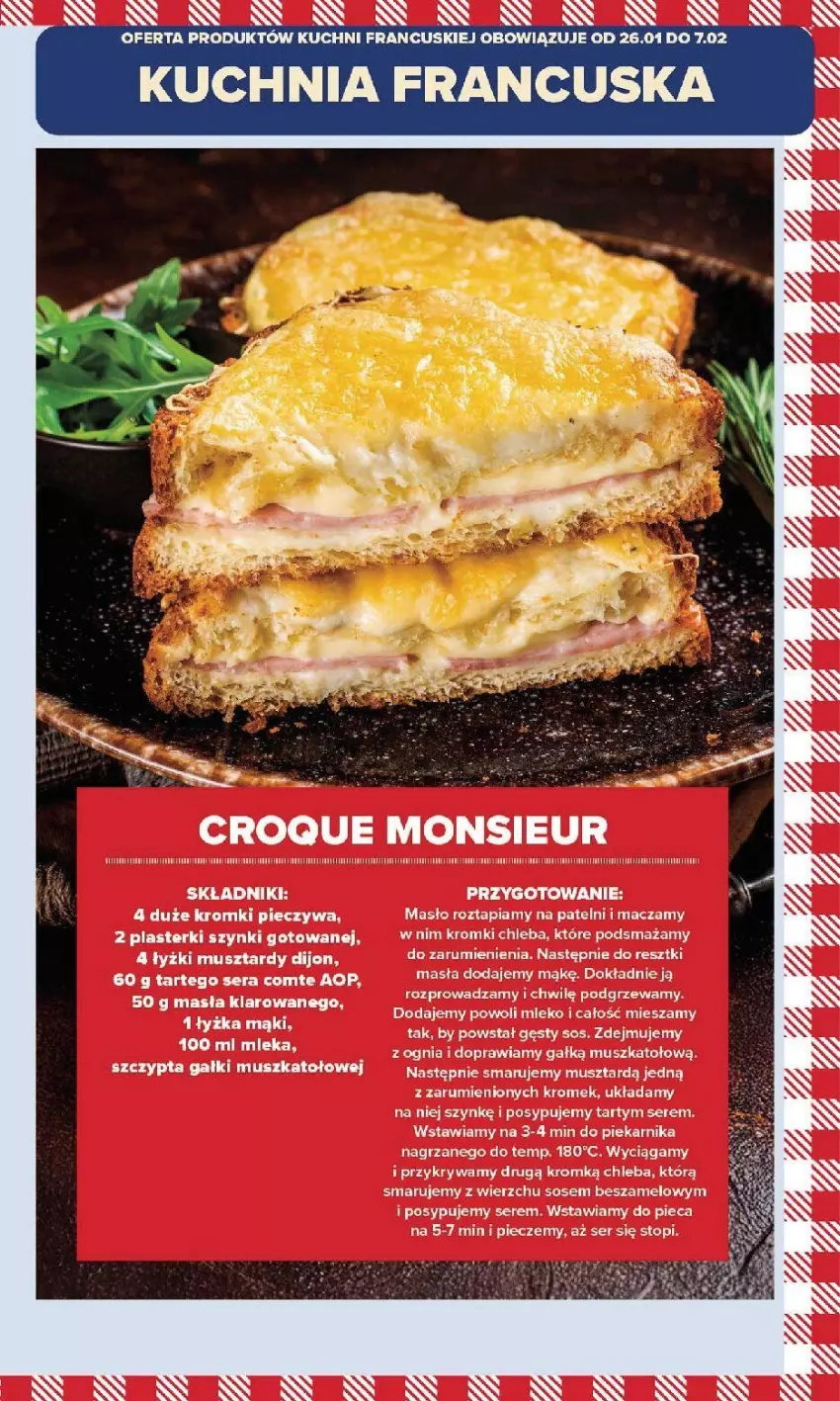 Gazetka promocyjna Carrefour - Gazetka Kuchnia francuska - ważna 26.01 do 07.02.2026 - strona 3 - produkty: Chleb, Dywan, Kuchnia, Masło, Mleko, Mus, Piec, Piekarnik, Plasterki, Rum, Ser, Sos, Top