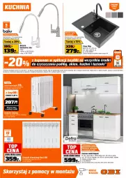 Gazetka promocyjna Obi - Gazetka OBI - Gazetka - ważna od 31.12 do 31.12.2025 - strona 11 - produkty: Klamka, Grzejnik, Top, Sok, Ser, Por, Gra, Bateria kuchenna, Zlew, Skrzydło drzwiowe, Kuchnia, Termos, Uchwyty, Syfon, Bateria, Drzwi zewnętrzne, Drzwi, Olej, Okap, Lakier, Fa