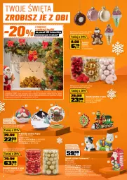 Gazetka promocyjna Obi - Gazetka OBI - Gazetka - ważna od 31.12 do 31.12.2025 - strona 4 - produkty: Choinka, Inka, Dekoracja LED, Stojak, Gwiazda, Bombki, LANA, Renifer, Kotek