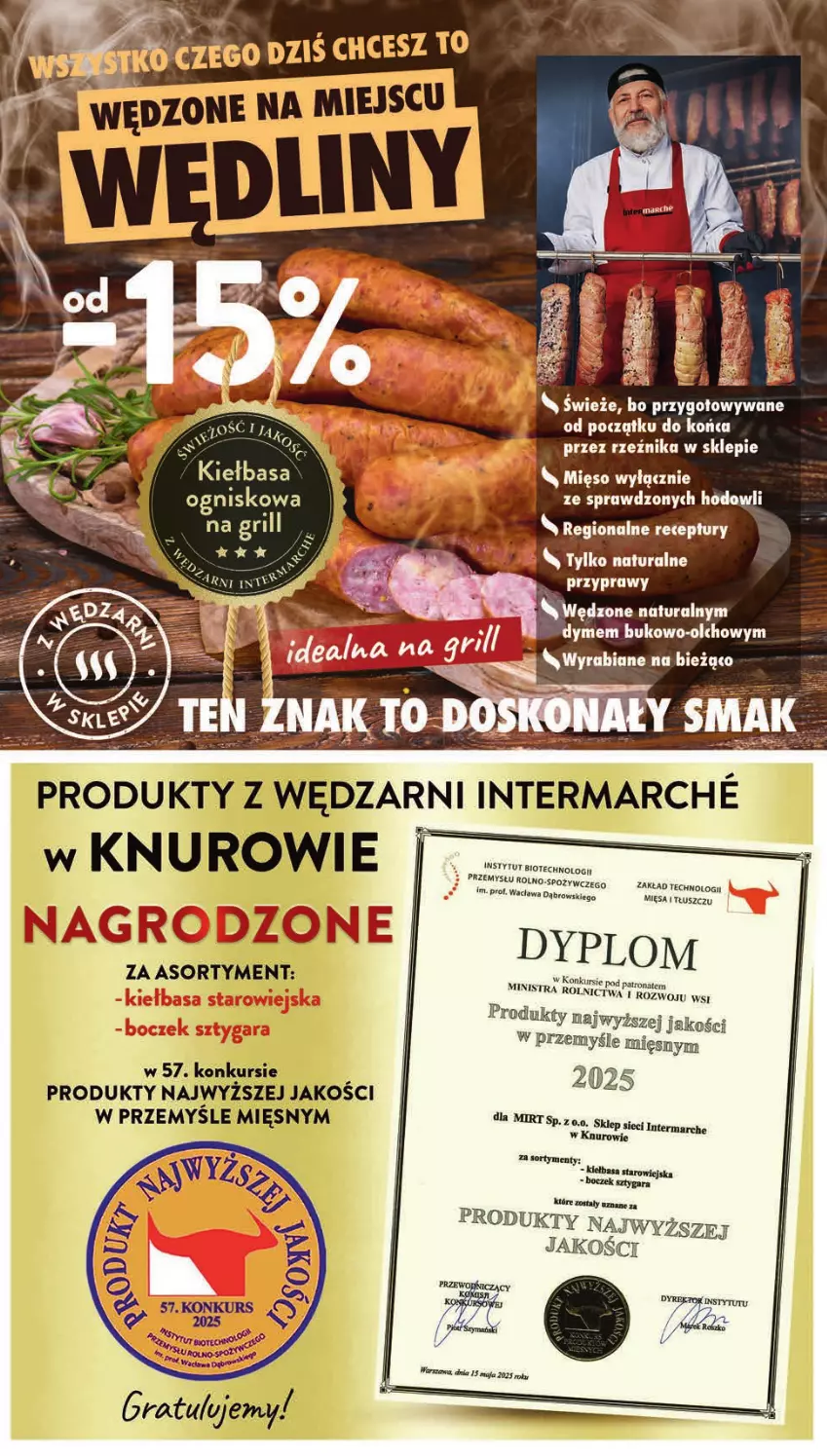 Gazetka promocyjna Intermarche - Gazetka promocyjna - ważna 17.07 do 23.07.2025 - strona 16 - produkty: Boczek, Kiełbasa, Mięso, Przyprawy