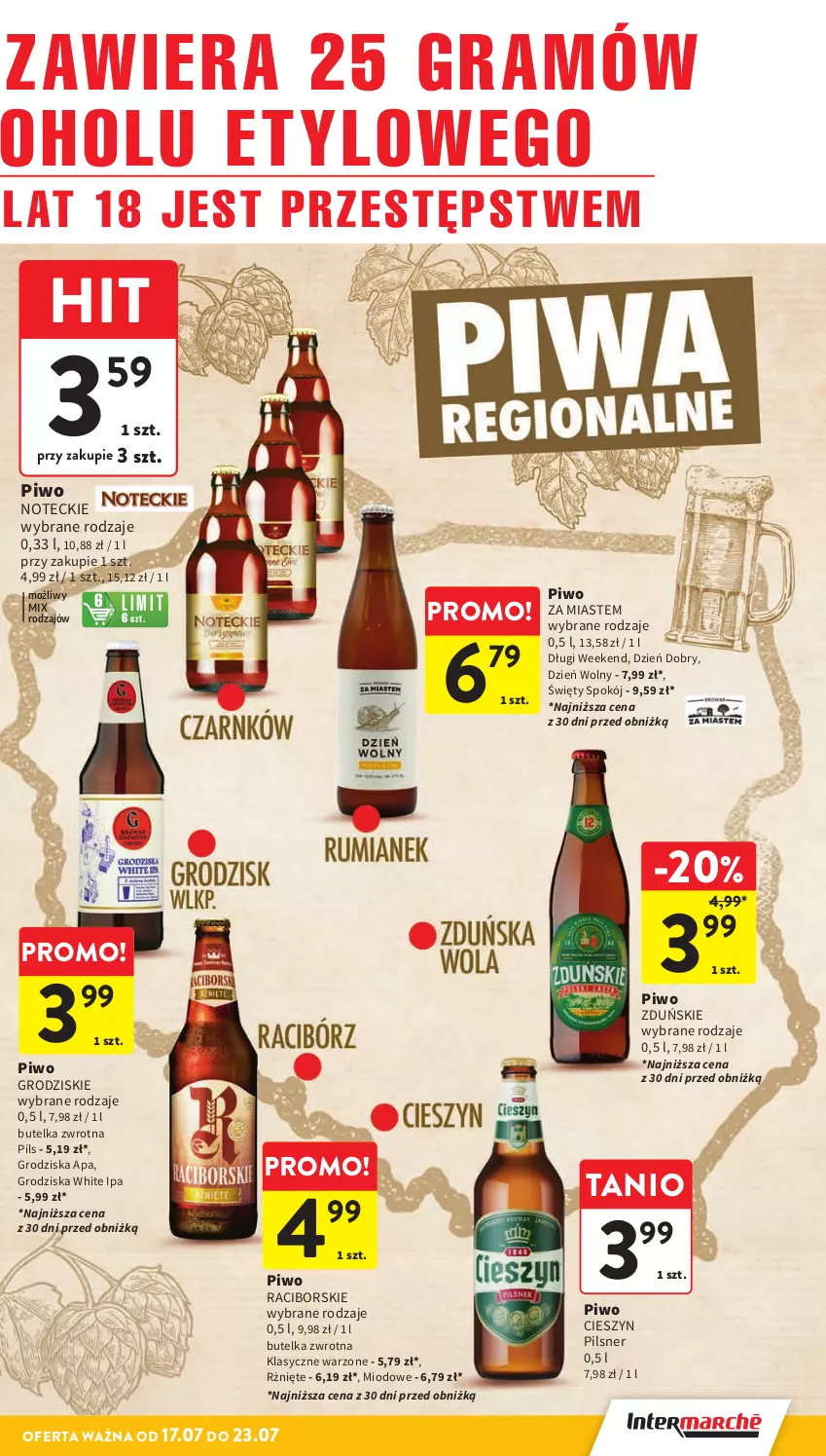 Gazetka promocyjna Intermarche - Gazetka promocyjna - ważna 17.07 do 23.07.2025 - strona 34 - produkty: Gra, Piwo