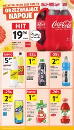 Gazetka promocyjna Intermarche - Gazetka promocyjna - Gazetka - ważna od 23.07 do 23.07.2025 - strona 31 - produkty: Sok, Mus, Coca-Cola, Fortuna, Schweppes, Napój izotoniczny, Tymbark, Oshee, Napój niegazowany, Napój, Nestea