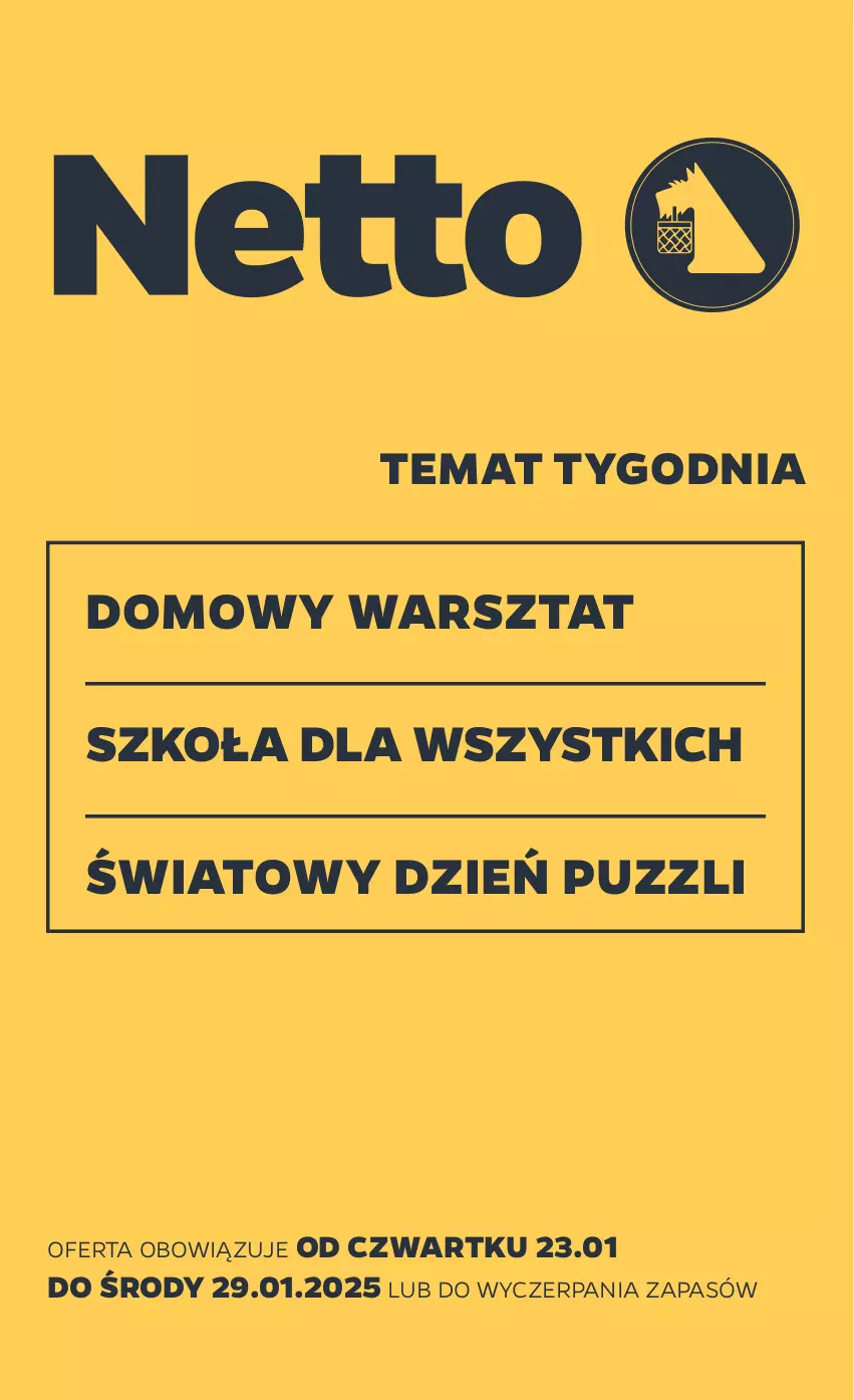 Gazetka promocyjna Netto - Od Czwartku Przemysłowa - ważna 23.01 do 29.01.2025 - strona 1