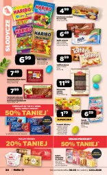 Gazetka promocyjna Netto - Od Poniedziałku - Gazetka - ważna od 04.04 do 04.04.2026 - strona 24 - produkty: Ser, Por, Kisiel, Praliny, Winiary, Stek, Tago, Wafle, Czekolada mleczna, Sport, Czekolada, Toffifee, Ferrero, E. Wedel, Ritter Sport, Haribo, Budyń