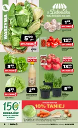 Gazetka promocyjna Netto - Od Poniedziałku - Gazetka - ważna od 04.04 do 04.04.2026 - strona 8 - produkty: Warzywa, Sałata masłowa, Sałata lodowa, Rzeżucha, Czosnek, Sałat, Masło, Pomidor malinowy