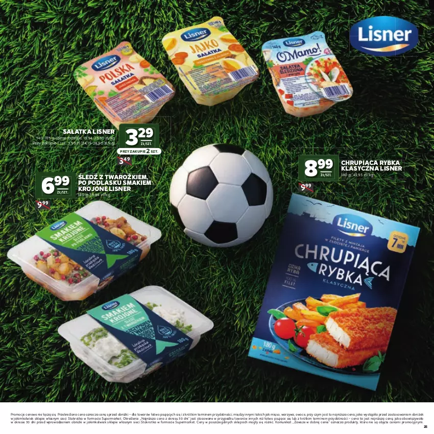 Gazetka promocyjna Stokrotka - Katalog Mistrzostwa Świata 2026! - ważna 11.06 do 24.06.2026 - strona 25 - produkty: Lisner, Mięso, Owoce, Sałat, Sałatka, Warzywa