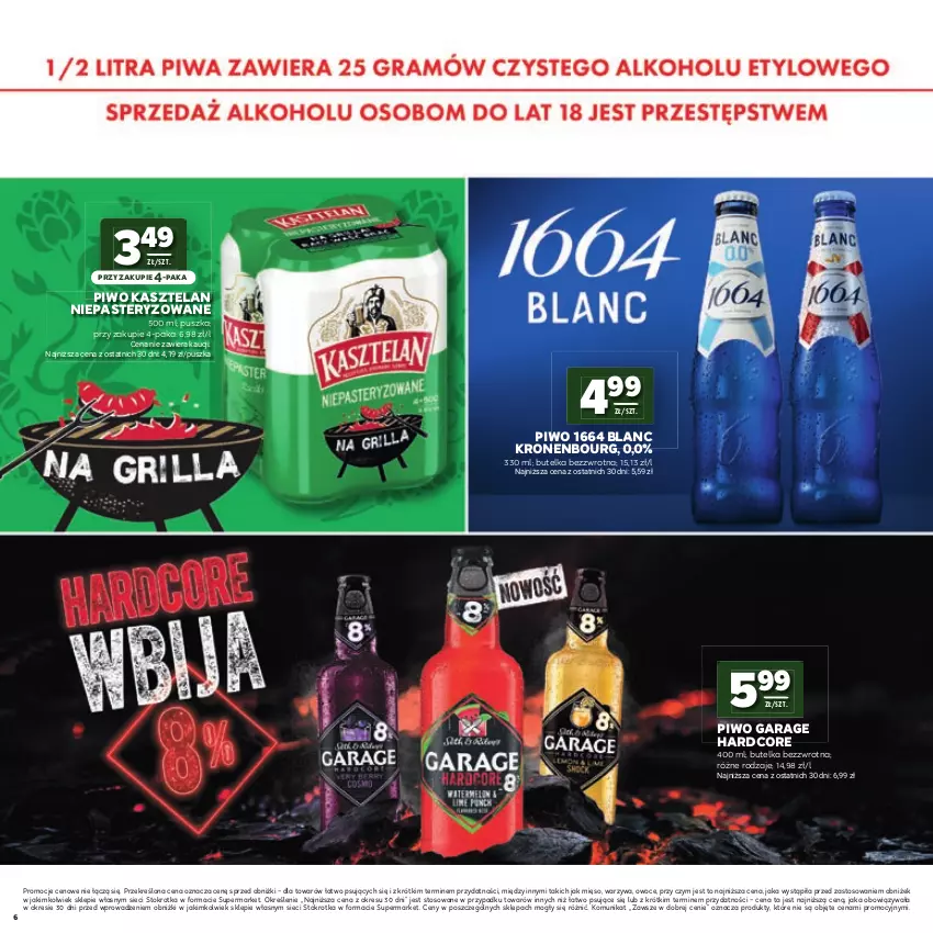 Gazetka promocyjna Stokrotka - Katalog Mistrzostwa Świata 2026! - ważna 11.06 do 24.06.2026 - strona 6 - produkty: Kasztelan, Mięso, Owoce, Piwo, Warzywa