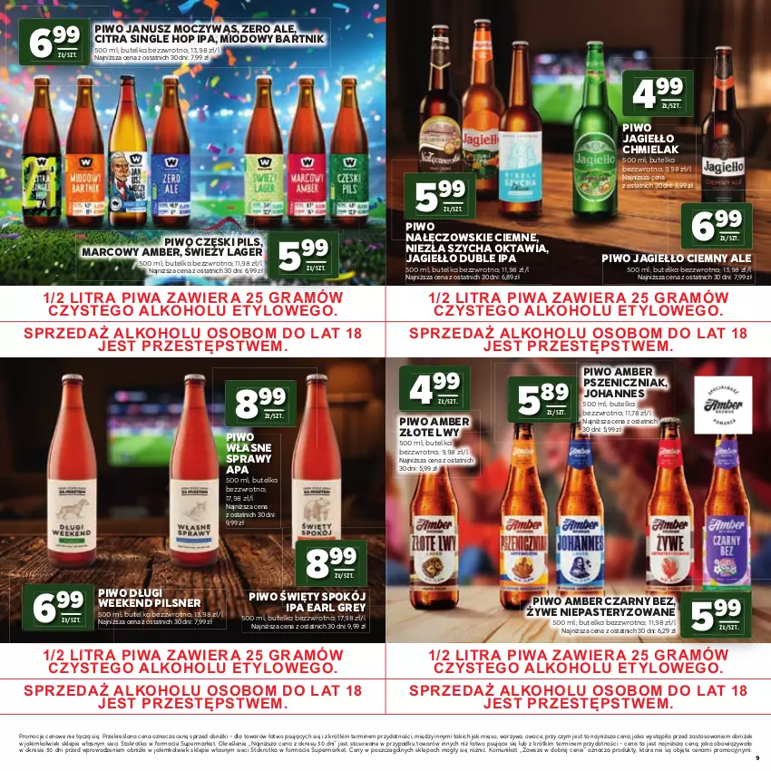 Gazetka promocyjna Stokrotka - Katalog Mistrzostwa Świata 2026! - ważna 11.06 do 24.06.2026 - strona 9 - produkty: Earl Grey, Gra, Mięso, Owoce, Piwa, Piwo, Warzywa