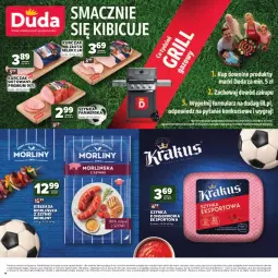 Gazetka promocyjna Stokrotka - Katalog Mistrzostwa Świata 2026! - Gazetka - ważna od 24.06 do 24.06.2026 - strona 18 - produkty: Kurczak, Krakus, Warzywa, Ser, Por, Szynka farmerska, Kurczak gotowany, Szynka konserwowa, Duda, Szynka, Sport, Morliny, Owoce, Kiełbasa, Mięso, Fa
