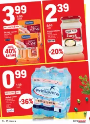Gazetka promocyjna Intermarche - Gazetka - ważna od 15.03 do 15.03.2021 - strona 3 - produkty: Parówki, Primavera, LANA, Tarczyński, Prima, Rolnik, Woda