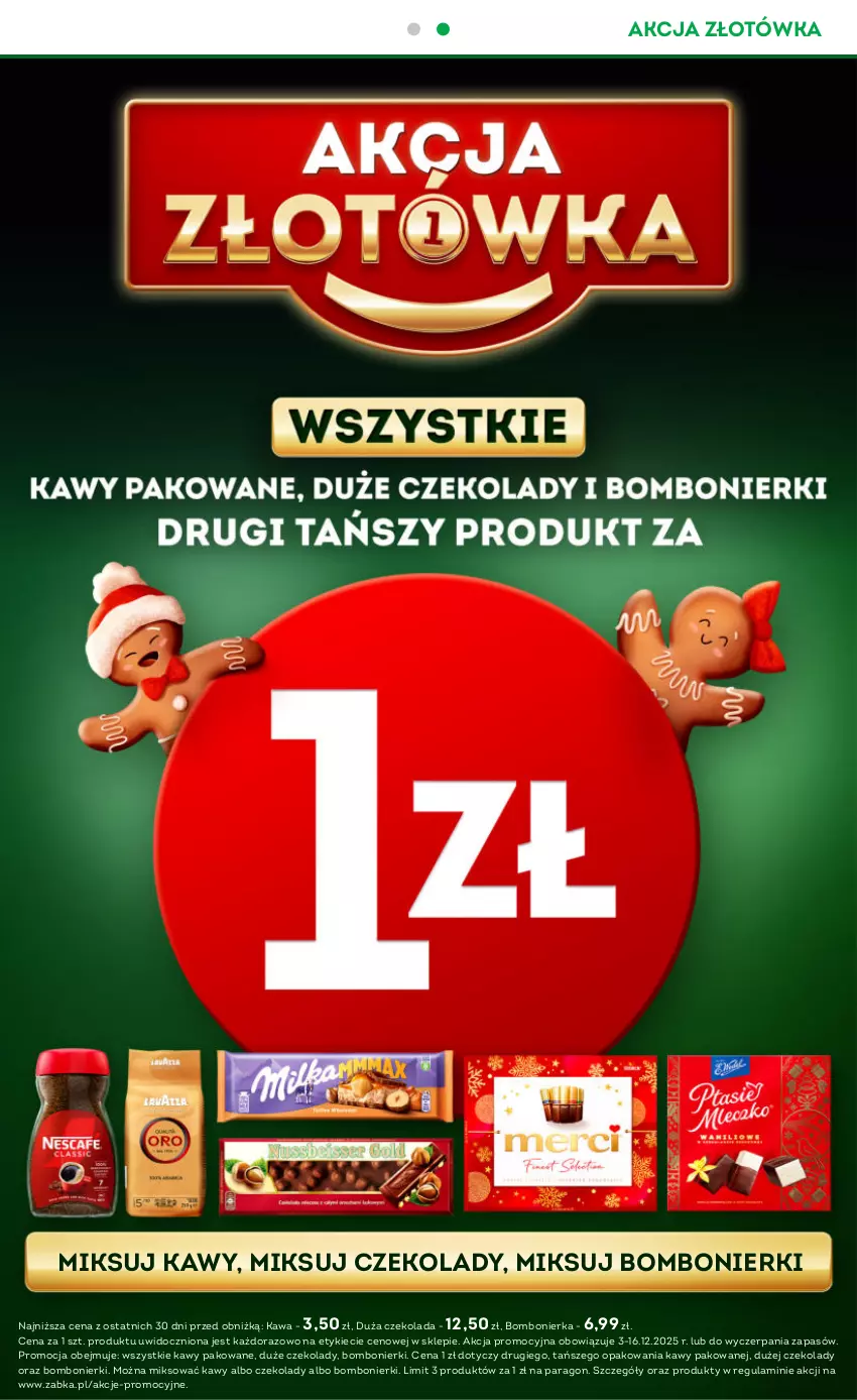 Gazetka promocyjna Żabka - ważna 03.12 do 16.12.2025 - strona 16 - produkty: Czekolada, Kawa