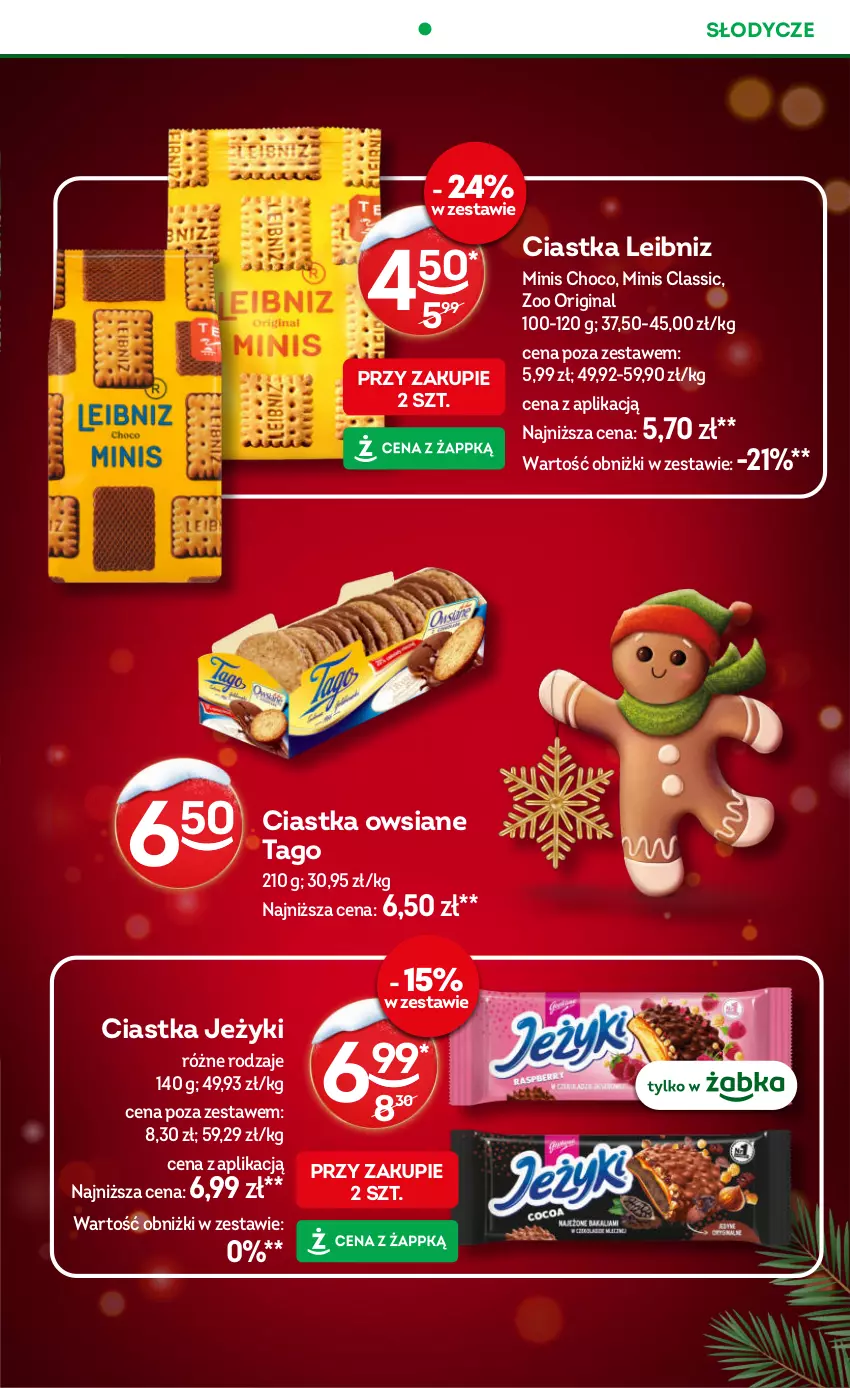 Gazetka promocyjna Żabka - ważna 03.12 do 16.12.2025 - strona 31 - produkty: Ciastka, Ciastka owsiane, Gin, Jeżyki, Tago