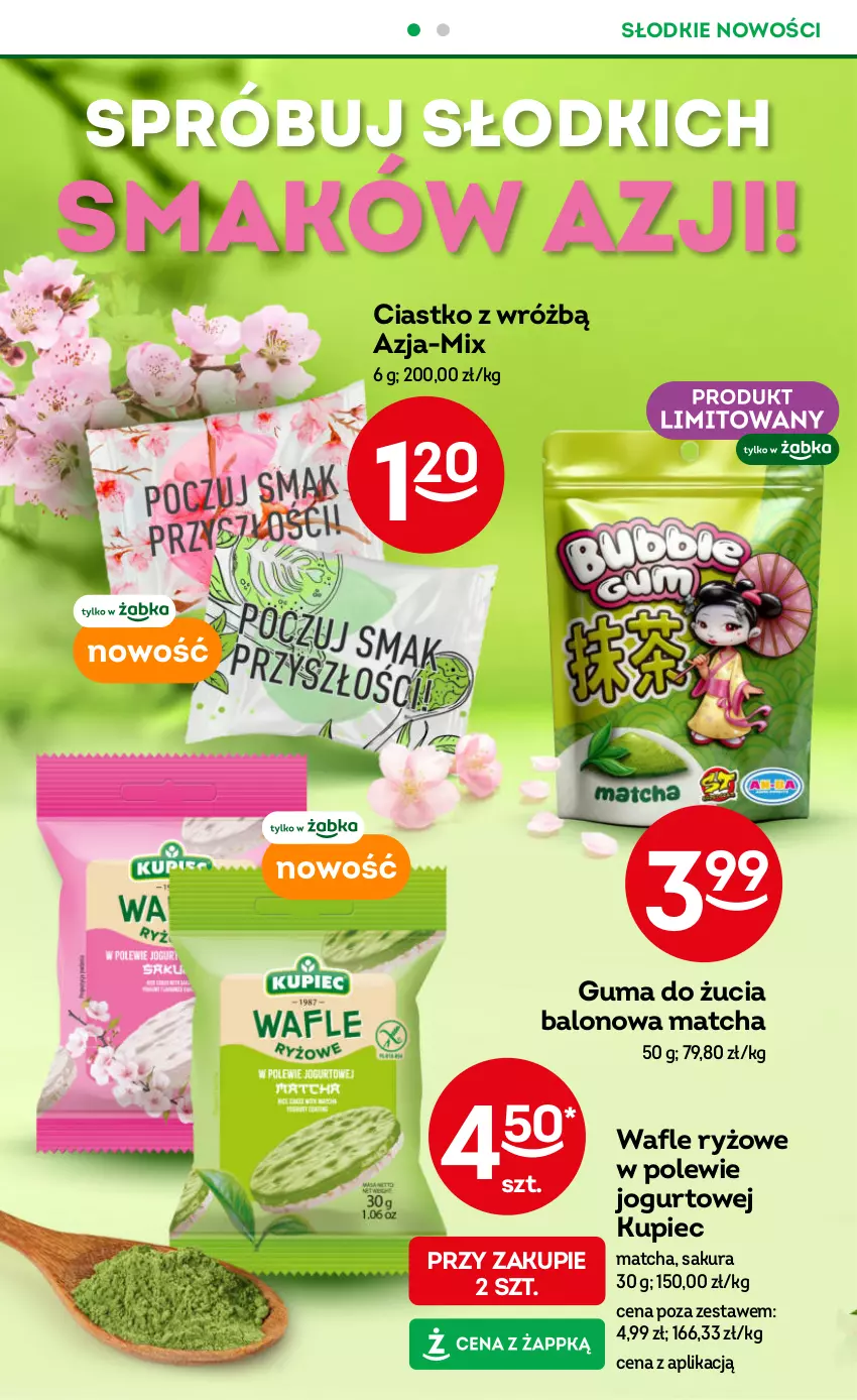 Gazetka promocyjna Żabka - ważna 03.12 do 16.12.2025 - strona 32 - produkty: Guma do żucia, Jogurt, Kupiec, Piec, Ryż, Wafle