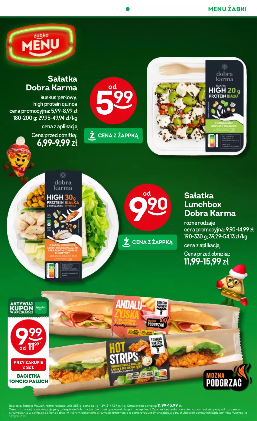 Gazetka promocyjna Żabka - ważna 03.12 do 16.12.2025 - strona 50 - produkty: Bagietka, Kuskus, Quinoa, Sałat, Sałatka