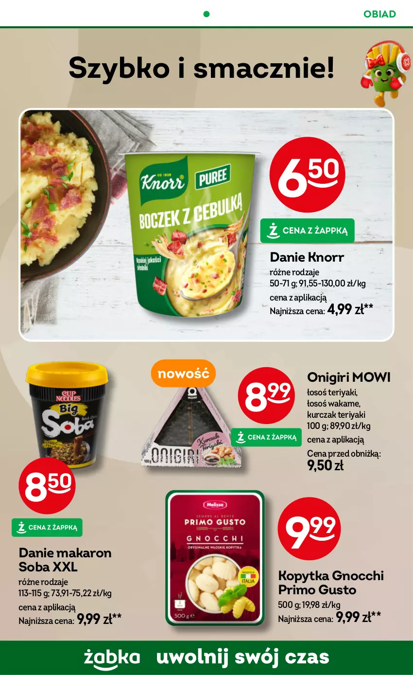 Gazetka promocyjna Żabka - ważna 03.12 do 16.12.2025 - strona 51 - produkty: Gnocchi, Knorr, Kopytka, Kurczak, Makaron