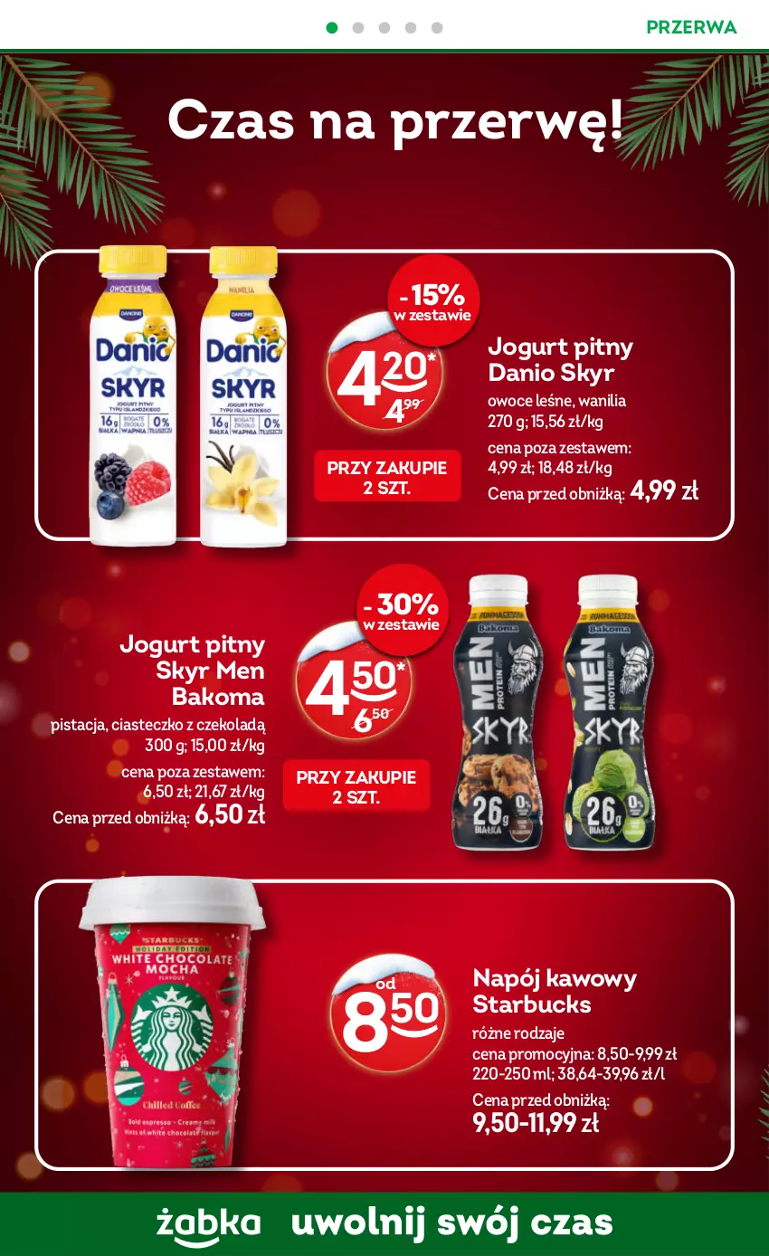 Gazetka promocyjna Żabka - ważna 03.12 do 16.12.2025 - strona 54 - produkty: Bakoma, Danio, Jogurt, Jogurt pitny, Napój, Owoce