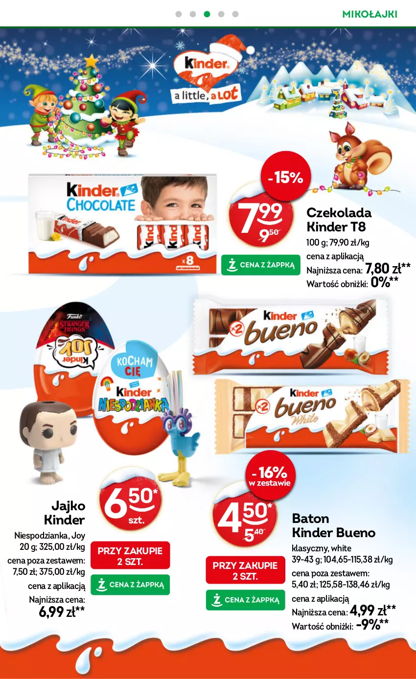 Gazetka promocyjna Żabka - ważna 03.12 do 16.12.2025 - strona 6 - produkty: Baton, Czekolada, Kinder, Kinder Bueno