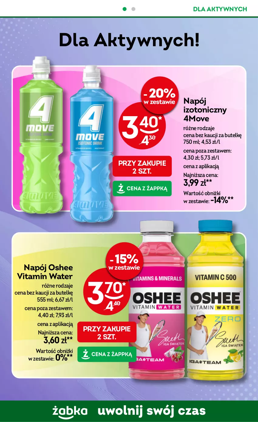 Gazetka promocyjna Żabka - ważna 03.12 do 16.12.2025 - strona 62 - produkty: Napój, Napój izotoniczny, Oshee