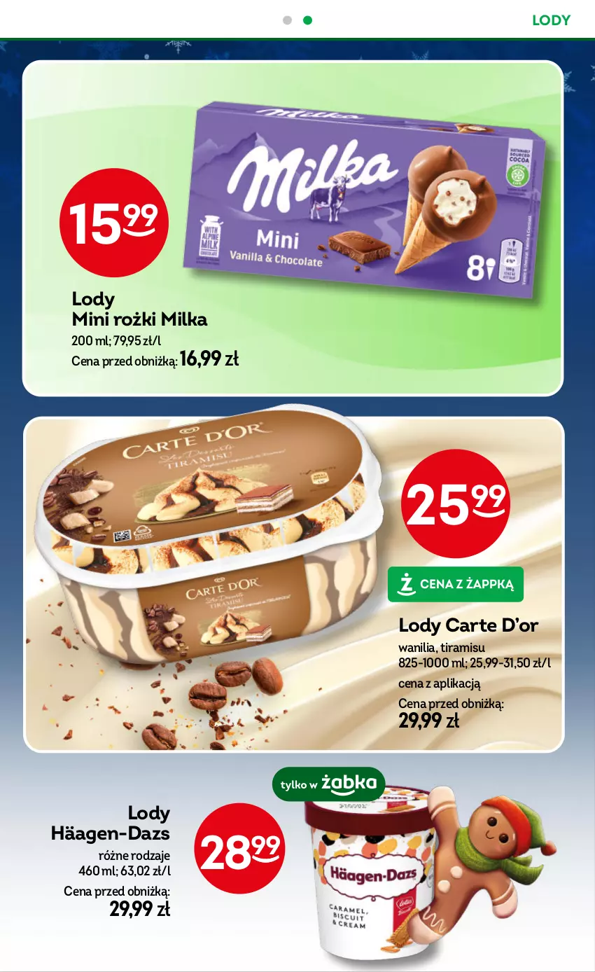 Gazetka promocyjna Żabka - ważna 03.12 do 16.12.2025 - strona 65 - produkty: Lody, Milka