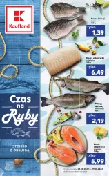 Gazetka promocyjna Kaufland - RYBY - Gazetka - ważna od 29.06 do 29.06.2022 - strona 1 - produkty: Polędwica, Pstrąg tęczowy, Tusz, Pstrąg, Dorsz