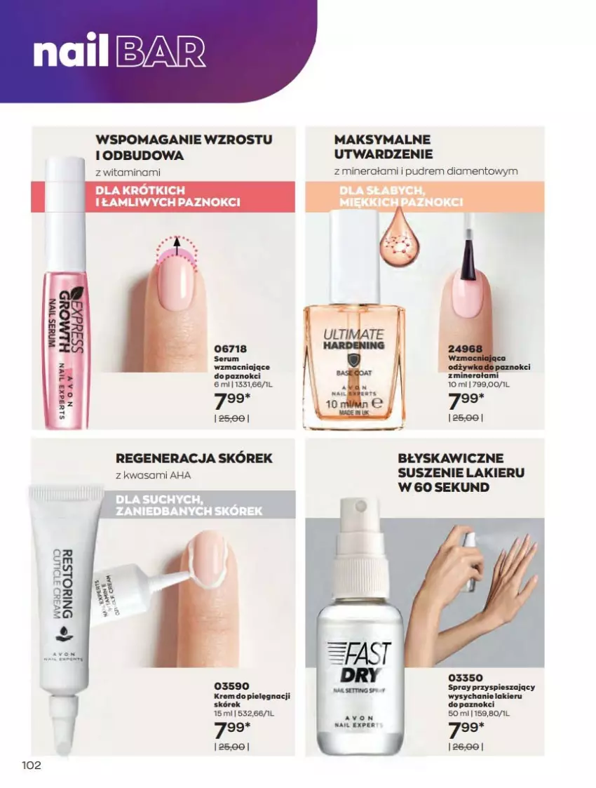 Gazetka promocyjna Avon - Katalog Avon online 4/2021 - ważna 01.04 do 30.04.2021 - strona 102 - produkty: Lakier, Rum, Wasa