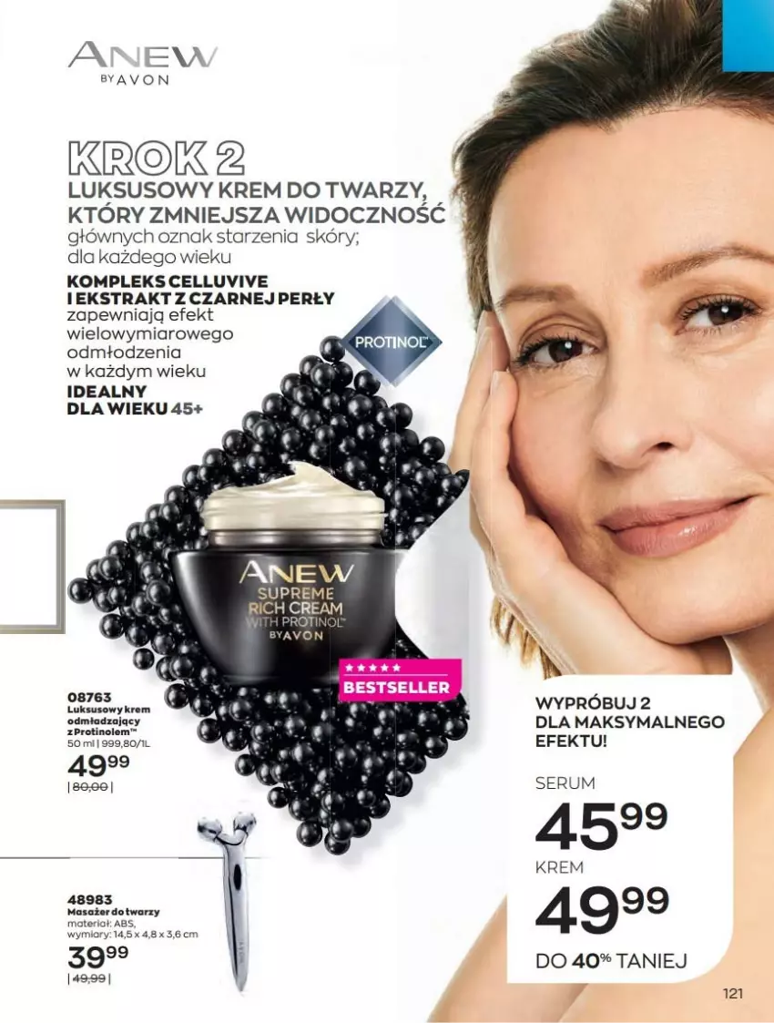 Gazetka promocyjna Avon - Katalog Avon online 4/2021 - ważna 01.04 do 30.04.2021 - strona 121 - produkty: Krem do twarzy, Rum, Ser, Serum