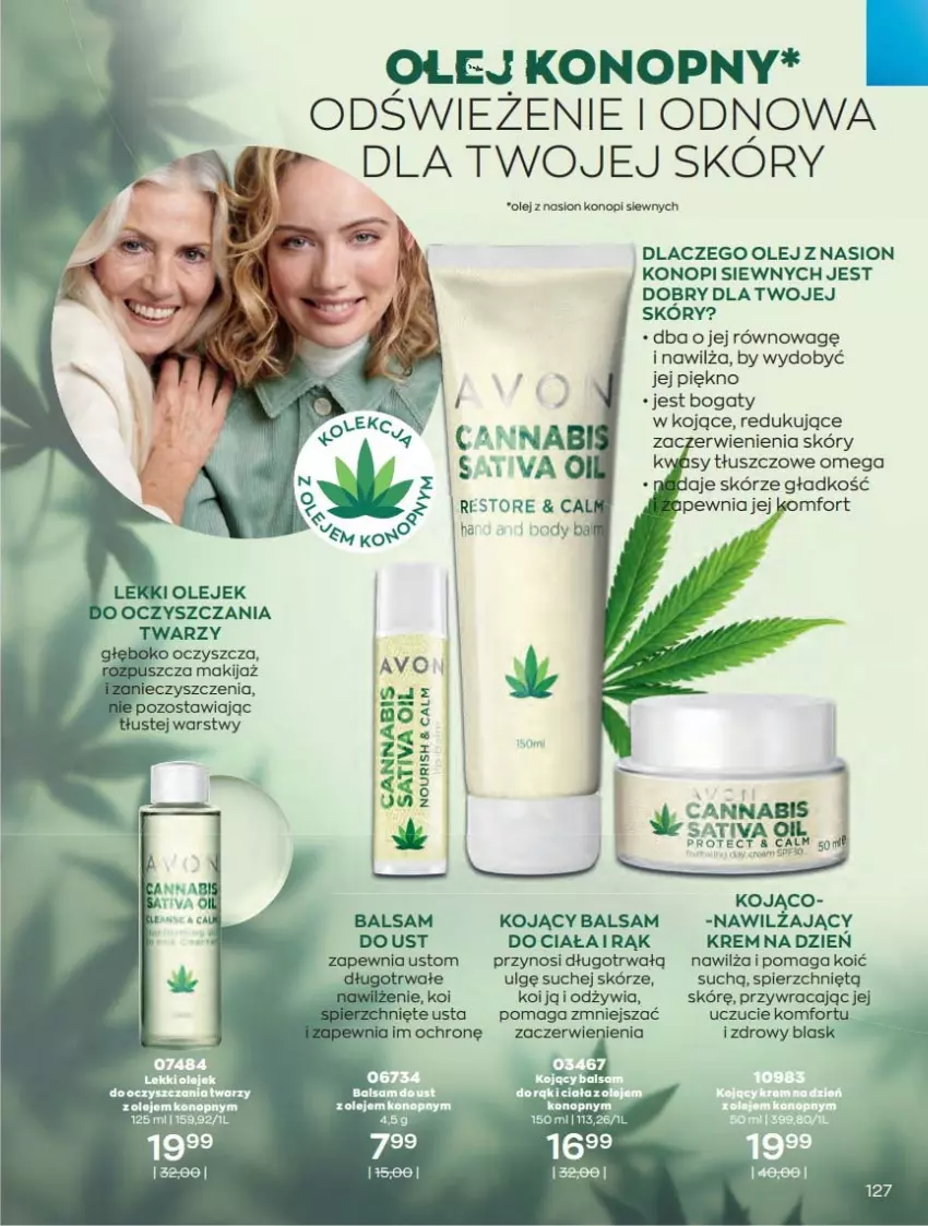 Gazetka promocyjna Avon - Katalog Avon online 4/2021 - ważna 01.04 do 30.04.2021 - strona 127 - produkty: Gra, LG, Makijaż, Olej