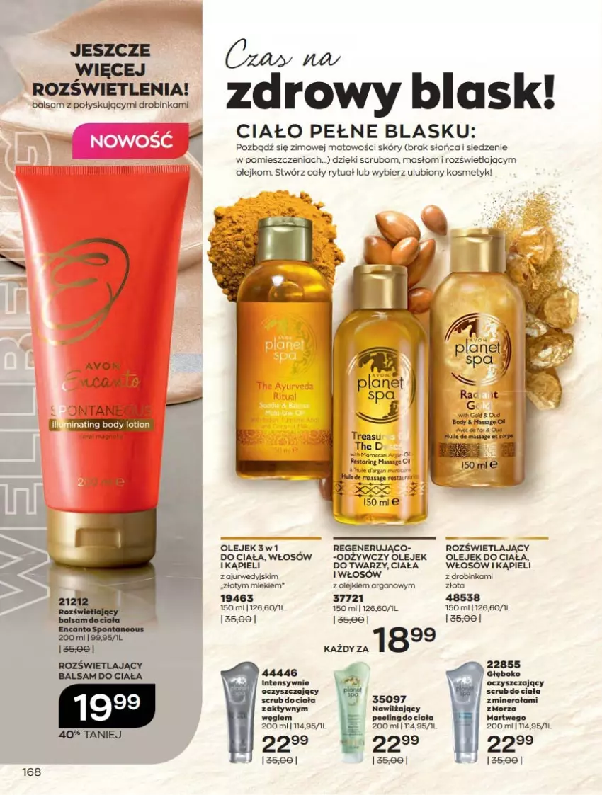 Gazetka promocyjna Avon - Katalog Avon online 4/2021 - ważna 01.04 do 30.04.2021 - strona 168 - produkty: Body, Fa, Inka, Masło, Olej, Olejek do ciała, Peeling, Ser