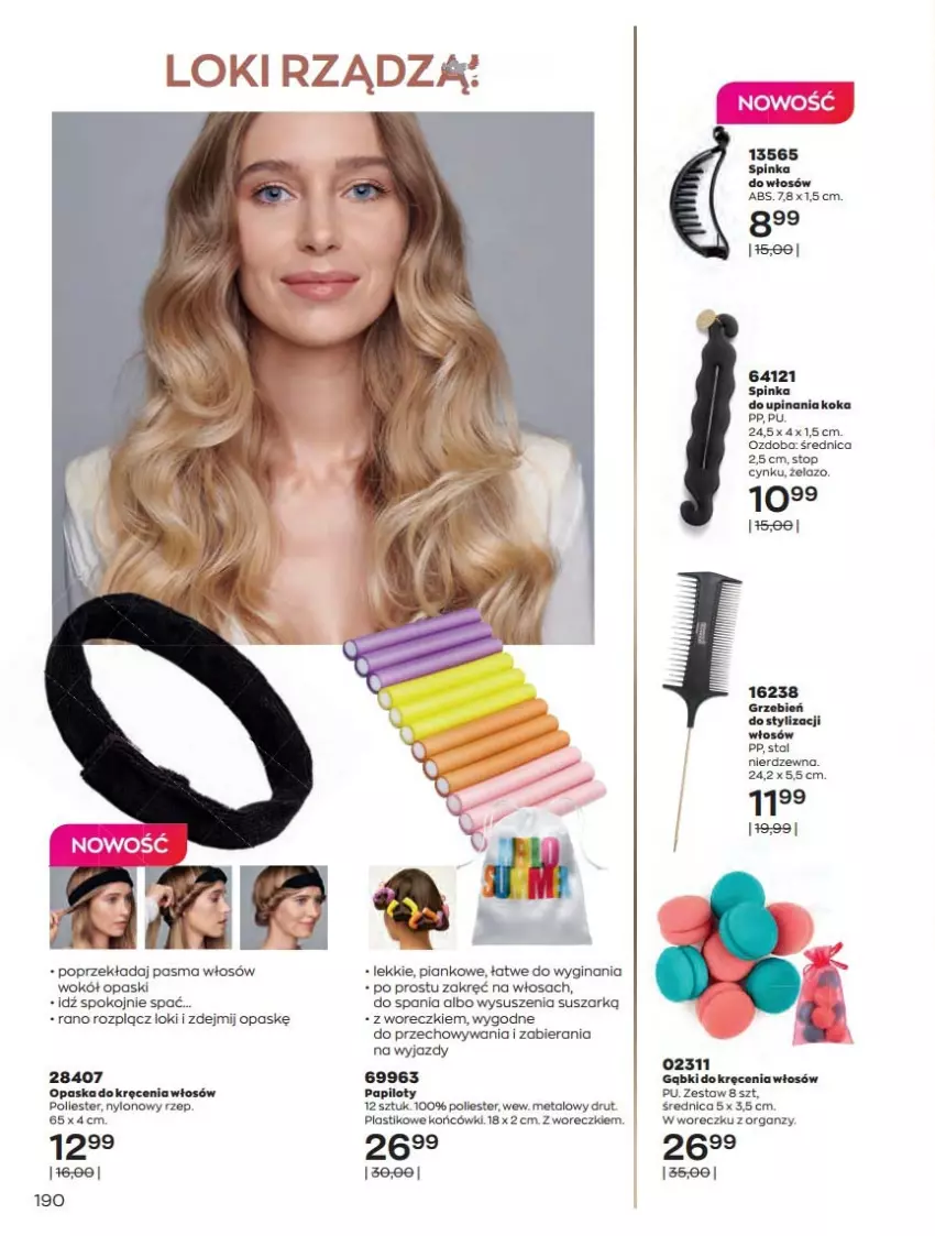 Gazetka promocyjna Avon - Katalog Avon online 4/2021 - ważna 01.04 do 30.04.2021 - strona 190 - produkty: Cynk, Gin, Inka, Opaska, Ozdoba, Szal, Top