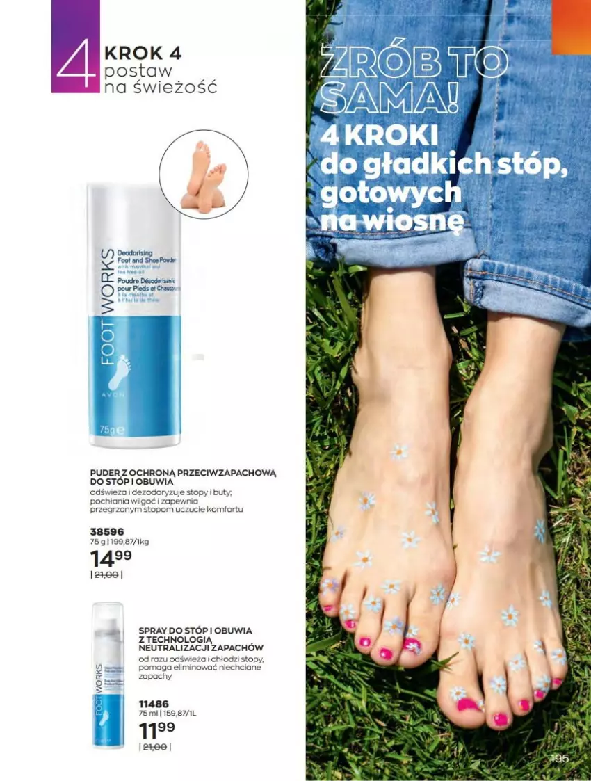 Gazetka promocyjna Avon - Katalog Avon online 4/2021 - ważna 01.04 do 30.04.2021 - strona 195 - produkty: Buty, LG, Puder, Top