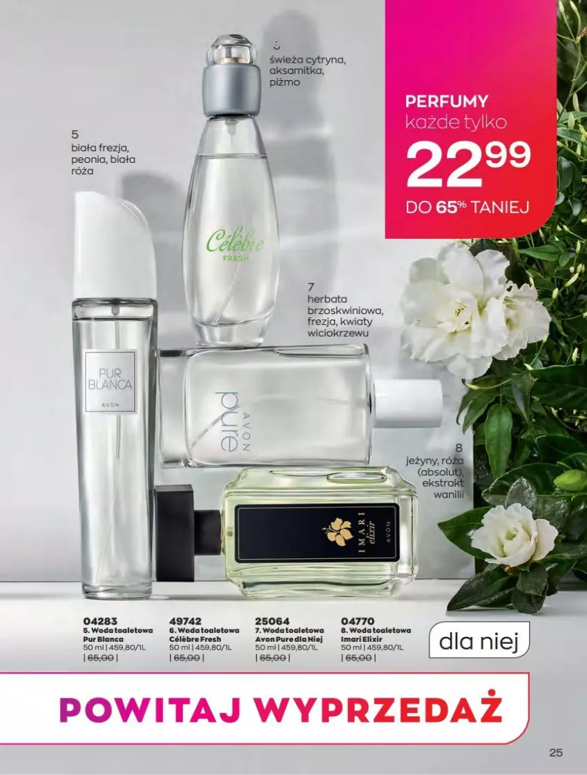 Gazetka promocyjna Avon - Katalog Avon online 4/2021 - ważna 01.04 do 30.04.2021 - strona 25 - produkty: Aksam, Ariel, Herbata, Jeżyny, Perfum, Pur, Róża, Woda, Woda toaletowa