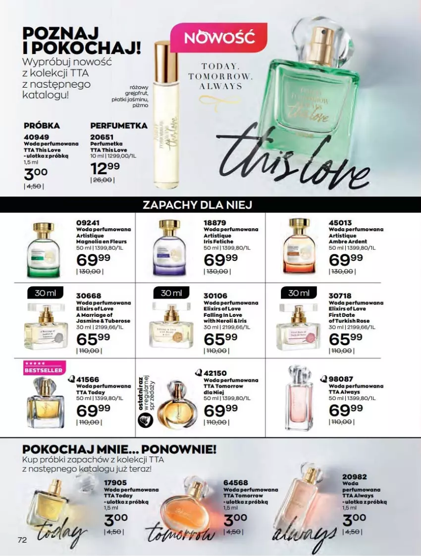 Gazetka promocyjna Avon - Katalog Avon online 4/2021 - ważna 01.04 do 30.04.2021 - strona 72 - produkty: Always, Fa, Grejpfrut, Koc, Laur, Perfum, Tera, Woda, Woda perfumowana