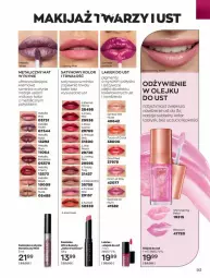 Gazetka promocyjna Avon - Katalog Avon online 4/2021 - Gazetka - ważna od 30.04 do 30.04.2021 - strona 93 - produkty: Makijaż, Sok, Inka, Tran, Szminka, Cappuccino, Olej, Lakier, Fa