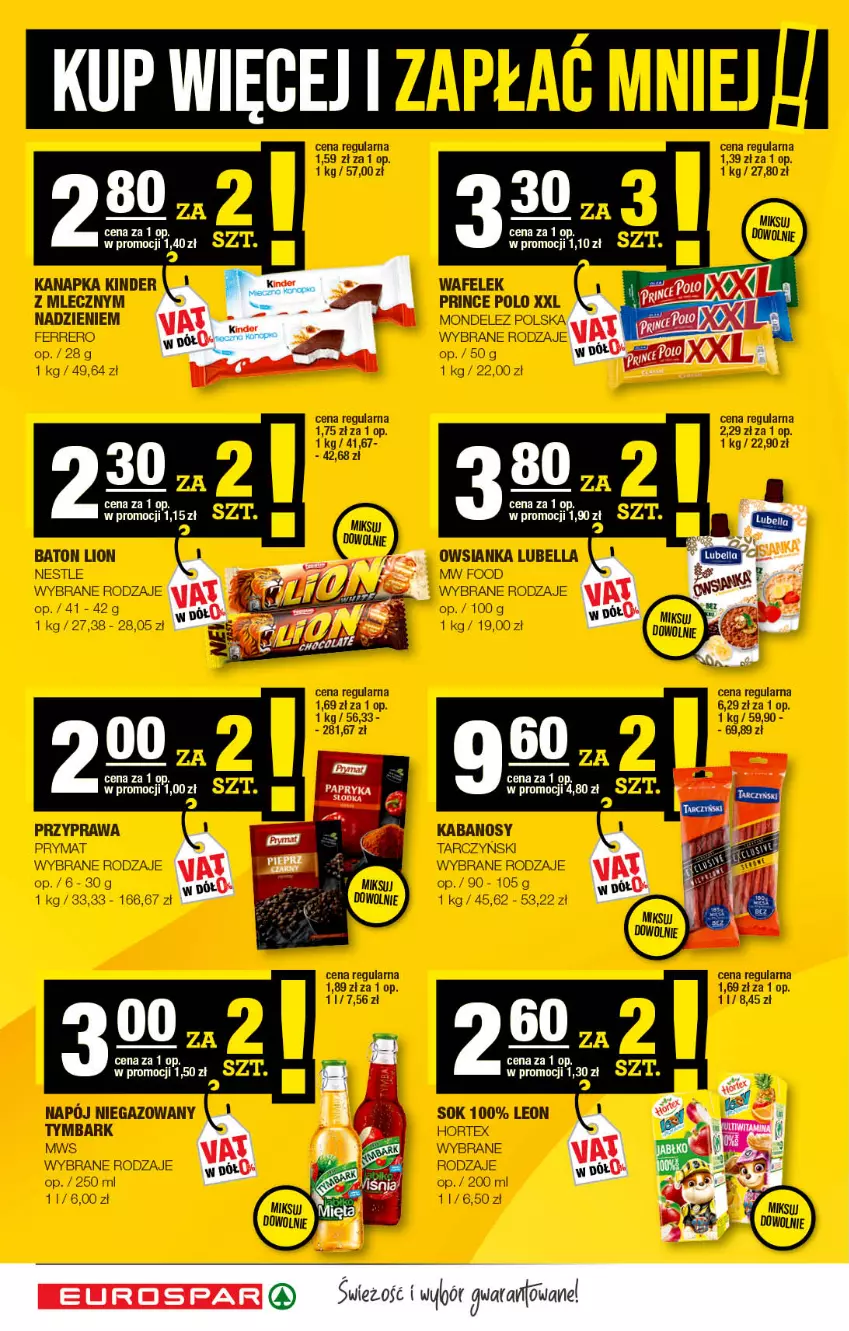 Gazetka promocyjna Spar - EuroSpar - ważna 15.08 do 25.08.2022 - strona 14 - produkty: Prymat