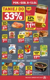 Gazetka promocyjna Aldi - Pełna oferta - Gazetka - ważna od 13.04 do 13.04.2024 - strona 11 - produkty: Pur, Mus, Gry, Salami, Sati, Tortilla, Lody, Pizza, Tonik, Miód, Baton, Danio