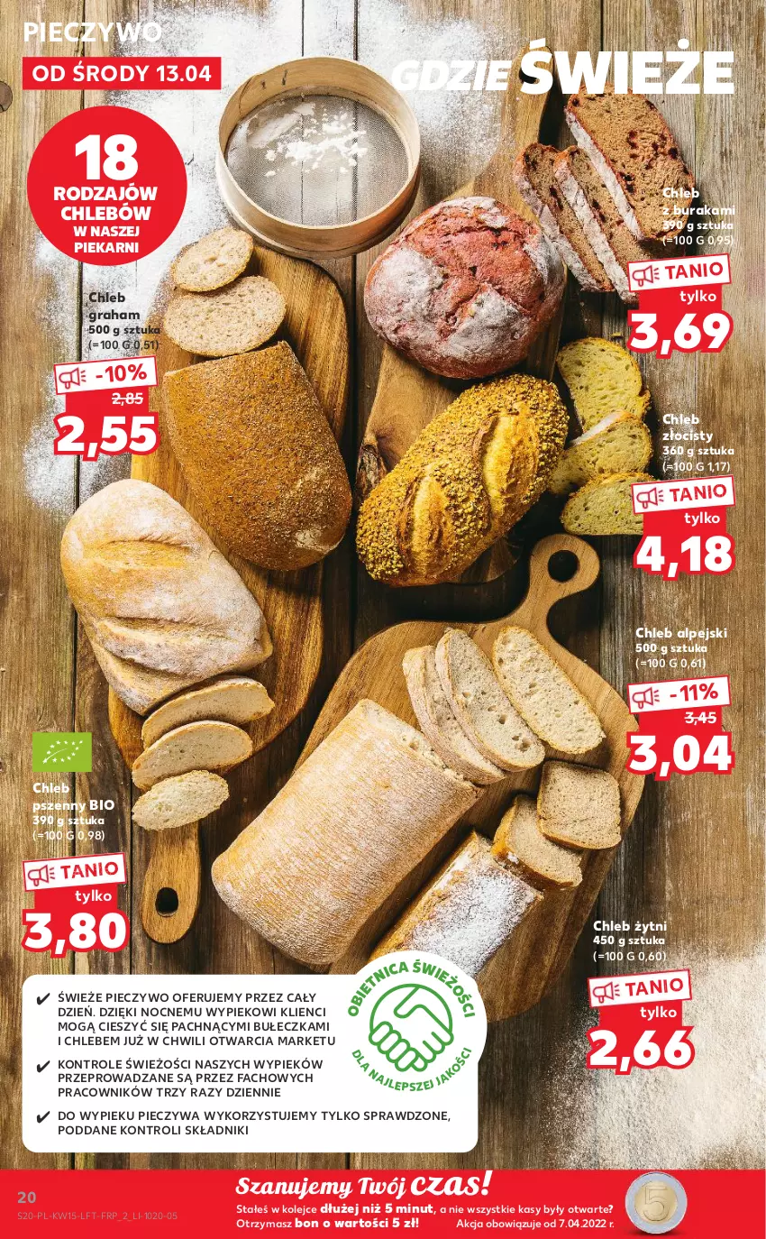 Gazetka promocyjna Kaufland - OFERTA TYGODNIA - ważna 13.04 do 20.04.2022 - strona 20 - produkty: Chleb, Fa, Gra, Olej, Piec, Pieczywo