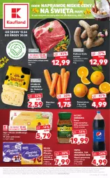 Gazetka promocyjna Kaufland - OFERTA TYGODNIA - Gazetka - ważna od 20.04 do 20.04.2022 - strona 1 - produkty: Kawa rozpuszczalna, Ser, 7up, Jaja, Karkówka wieprzowa, Stół, Mirinda, Kawa, Radamer, Pomarańcze, Jacobs Krönung, Siatka, Pepsi, Mleczko, Napój gazowany, Kiełbasa biała, Jacobs, Napój, Kiełbasa, Milka