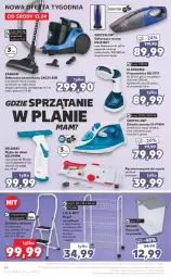 Gazetka promocyjna Kaufland - OFERTA TYGODNIA - Gazetka - ważna od 20.04 do 20.04.2022 - strona 54 - produkty: Odkurzacz, Top, Gra, Drabina, Myjka do okien, Pojemnik, Regał, Silan, Szyna, Sprzątanie, Lakier
