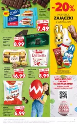 Gazetka promocyjna Kaufland - OFERTA TYGODNIA - Gazetka - ważna od 20.04 do 20.04.2022 - strona 9 - produkty: Gra, Cukier, Praliny, Cukierki czekoladowe, Raffaello, Ferrero Rocher, Lody, Czekolada, Ferrero, E. Wedel, Cukierki, Waga, Kinder, Kokos, Fa