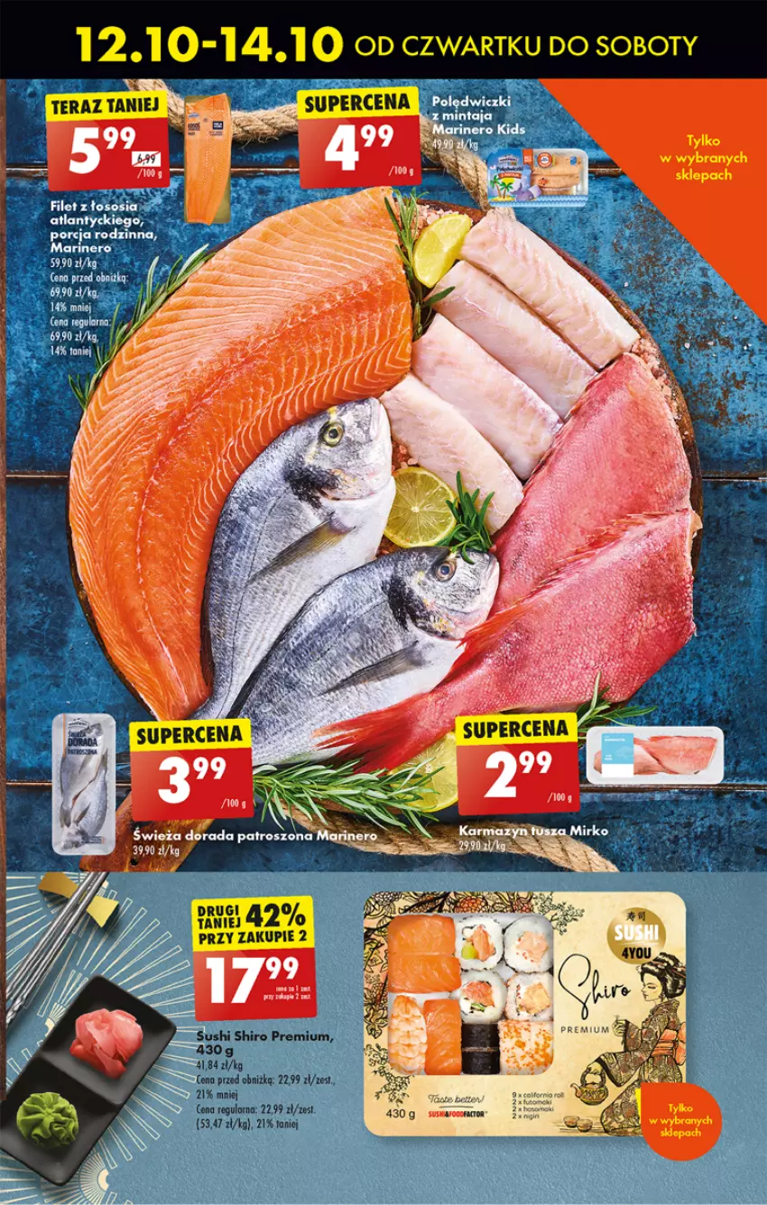 Gazetka promocyjna Biedronka - Od czwartku - ważna 12.10 do 18.10.2023 - strona 21 - produkty: Sushi