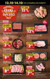 Gazetka promocyjna Biedronka - Od czwartku - Gazetka - ważna od 18.10 do 18.10.2023 - strona 24 - produkty: Kurczak, Perliczka, Mięso mielone, Stek, Burger, Kotlet, Boczek, Flaki, Mięso, Boczek wieprzowy, LG