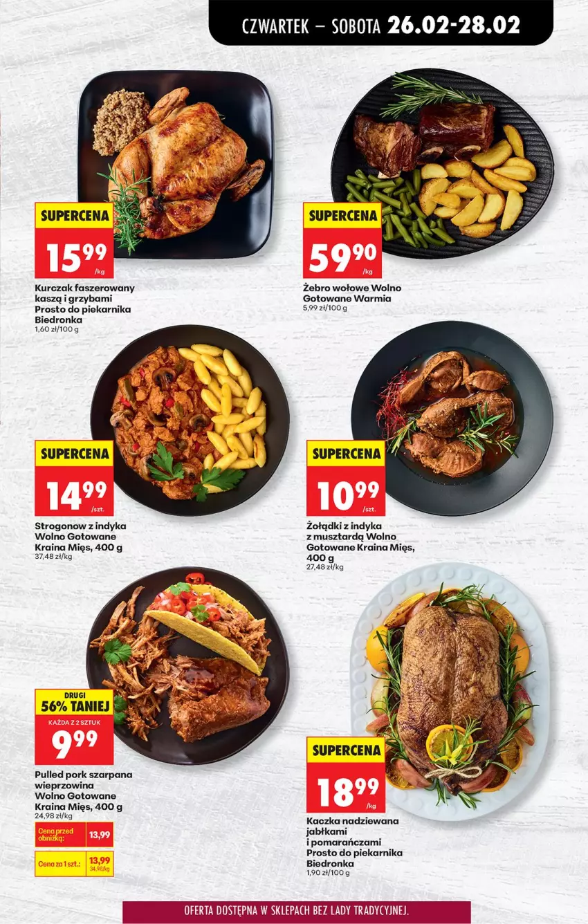 Gazetka promocyjna Biedronka - Od Czwartku - ważna 26.02 do 04.03.2026 - strona 29 - produkty: Fa, Jabłka, Kaczka, Kurczak, Mus, Piekarnik, Por, Wieprzowina