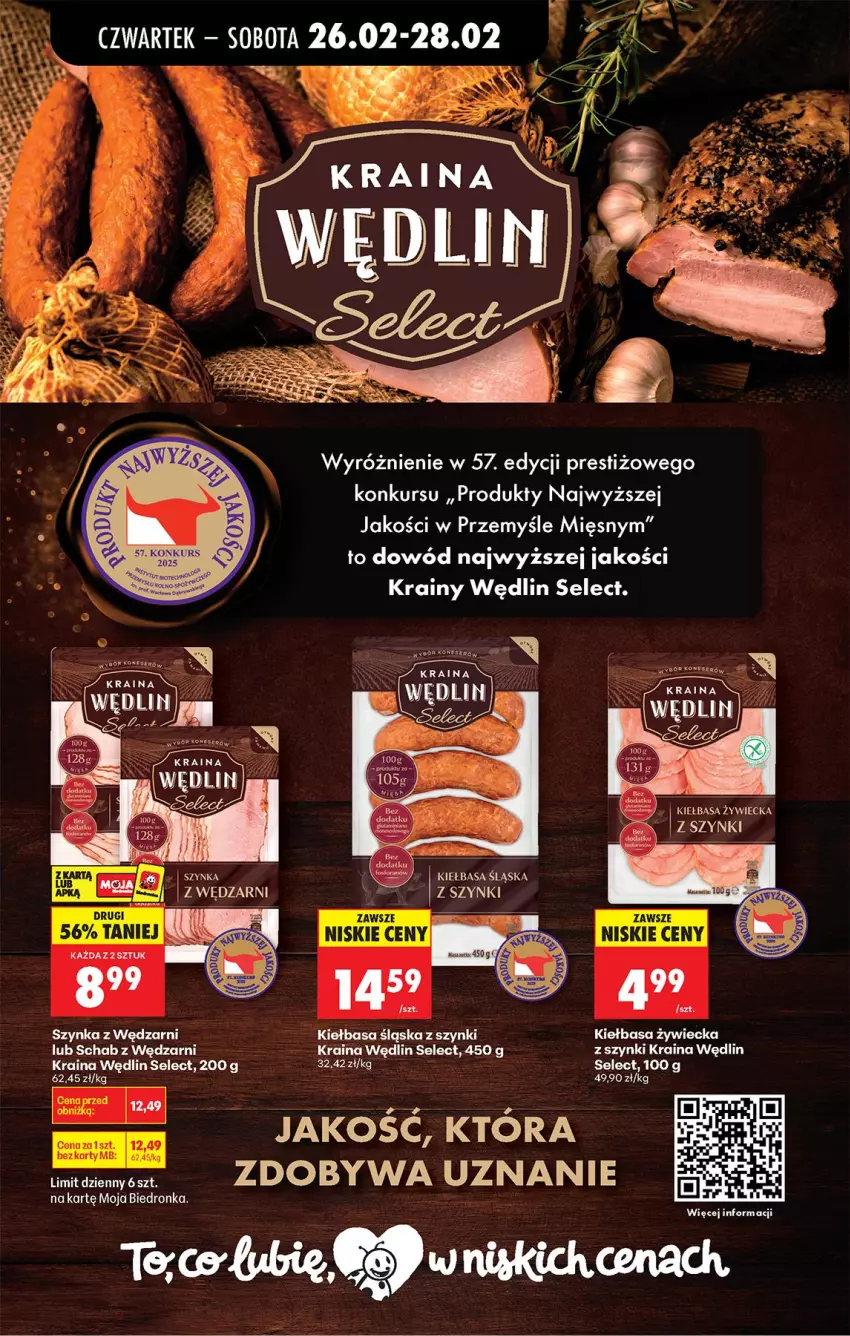 Gazetka promocyjna Biedronka - Od Czwartku - ważna 26.02 do 04.03.2026 - strona 40 - produkty: Fa, Kiełbasa, Kiełbasa śląska, Szynka